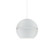 Lucas 16-in White 1 Light Socket Pendant (461|494016-WH)