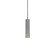 Milca 10-in Gray 1 Light Socket Pendant (461|494502M-GY)