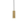 Micro 3-in Gold 1 Light Socket Pendant (461|494603-GD)