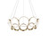 Oros 29-in Antique Brass Dimmable LED Chandelier (461|CH94829-AN)