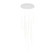 Chute 12 Head White LED Multi Pendant (461|MP14924-WH)