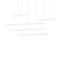 Chute Motion 60-in White LED Multi Pendant (461|MP14960-WH)