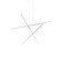 Vega Minor 3 Head Brushed Nickel Dimmable LED Multi Pendant (461|MP18203-BN)