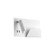 Dorchester 11-in White LED Wall Sconce (Light on Left) (461|WS16811L-WH)