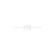 Vega Minor 24-in White LED Wall Sconce (461|WS18224-WH)