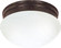 2 Light - 10'' Flush with Alabaster Glass - Old Bronze Finish (81|SF76/673)