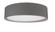 Dalton 16-in Gray LED Flush Mount (461|FM7916-GY)
