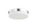 Cermack St. 6'' Round Flush Mount in Chrome with White Glass (4450|HF1105-CH)