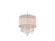 Beverly Dr. Round Silver Silk String Shade And Crystal Dual Sconce (4450|HF1501-SLV)