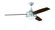 Phaze 3 52'' 3-Blade Ceiling Fan in Brushed Polished Nickel w/ Walnut/Dark Oak Blades (20|PHA52BNK3)