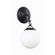 Orion 1 Light Wall Sconce in Flat Black (20|50761-FB)