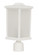 Resilience 1 Light 15'' Outdoor Post Mount in Textured White (20|ZA2415-TW)