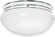 2 Light - 12'' Flush with White Glass - Polished Brass Finish (81|SF77/347)