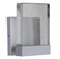 Aria II 1 Light Medium LED Outdoor Wall Mount in Satin Aluminum (20|ZA1210-SA-LED)