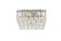 Maxime 4 light Chrome Flush Mount Clear Royal Cut Crystal (758|V2032F12C/RC)
