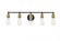 Serif 5 light brass and black Wall Sconce (758|LD4028W29BRB)