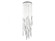 Main Street  21 Light Multi Pendant in Polished Nickel with Studded Glass (4450|HF2021-BOA-PN)
