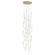Main Street 31-Light 30''W Chandelier in Brushed Brass/Boa (4450|HF2031-BOA-BB)