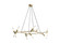 Manhattan Ave. 54''W Chandelier in Brushed Brass (4450|HF6016-BB)