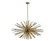 Palisades Ave. 39'' Chandelier in Aged Brass (4450|HF8203-AB)