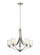 Elmwood Park traditional 5-light LED indoor dimmable ceiling chandelier pendant light in brushed nic (38|3137305EN3-962)