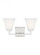 Ellis Harper classic 2-light indoor dimmable bath vanity wall sconce in brushed nickel silver finish (38|4413702-962)