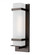 Alban modern 1-light LED outdoor exterior small square wall lantern sconce in antique bronze finish (38|8520701EN3-71)