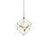 Monza 26-in Black/Antique Brass LED Chandeliers (461|CH19226-BK/AN)