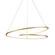 Twist 32-in Antique Brass Dimmable LED Pendant (461|PD11132-AN)