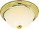 3 Light - 15'' Flush with Frosted Ribbed - Polished Brass Finish (81|SF76/134)