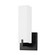 Stratford 12-in Black Dimmable LED Wall Sconce (461|601485BK-LED)