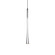 Taper 16-in Chrome Dimmable LED Pendant (461|PD15816-CH)