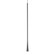 Taper 32-in Black Dimmable LED Pendant (461|PD15832-BK)