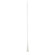 Taper 32-in White Dimmable LED Pendant (461|PD15832-WH)