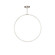 Cirque 48-in Brushed Nickel Dimmable LED Pendant (461|PD82548-BN)