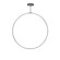 Cirque 60-in Black LED Pendant (461|PD82560-BK)