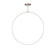 Cirque 60-in Brushed Nickel Dimmable LED Pendant (461|PD82560-BN)