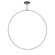 Cirque 72-in Black LED Pendant (461|PD82572-BK)