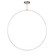 Cirque 72-in Brushed Nickel LED Pendant (461|PD82572-BN)