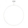 Cirque 72-in White LED Pendant (461|PD82572-WH)