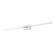 Pandora 36-in White Dimmable LED Wall Sconce (461|WS25336-WH)