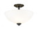 3 Light Semi Flush Mount (276|443SF-MB)