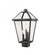 3 Light Outdoor Post Mount Fixture (276|579PHBS-BK)