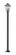 3 Light Outdoor Post Mounted Fixture (276|579PHXLS-536P-BK)