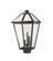 3 Light Outdoor Post Mount Fixture (276|579PHXLS-BK)