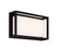 Framed Outdoor Wall Sconce Light (3612|WS-W73614-BK)