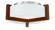 SEGMENT 21IN FLUSH MOUNT 3000K (3612|FM-83922-DW)
