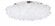 FLUFFY 22IN FLUSH MOUNT 3000K (3612|FM-59922-BN)