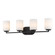 Golden Lighting Manhattan 4-light Vanity in Matte Black (36|2243-BA4 BLK-OP)