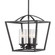 3 Light Pendant (36|4309-3P BLK-BLK-SD)